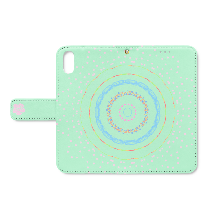 手帳型iPhoneケース - iPhone X - ストラップ穴 あり