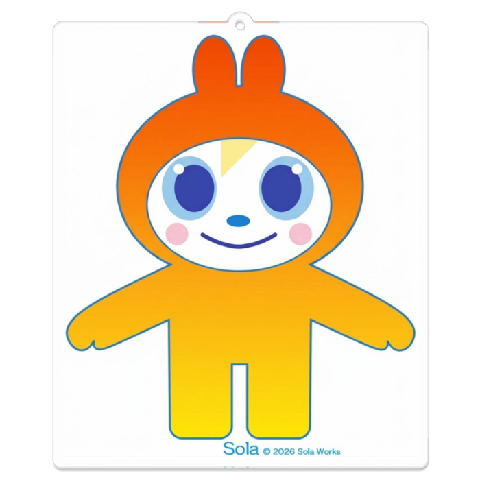 アクリルキーホルダー - W100 × 100mm 以内
