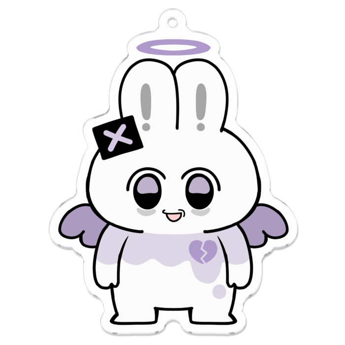 アクリルキーホルダー（コーティング） - 70 x 70 (mm)