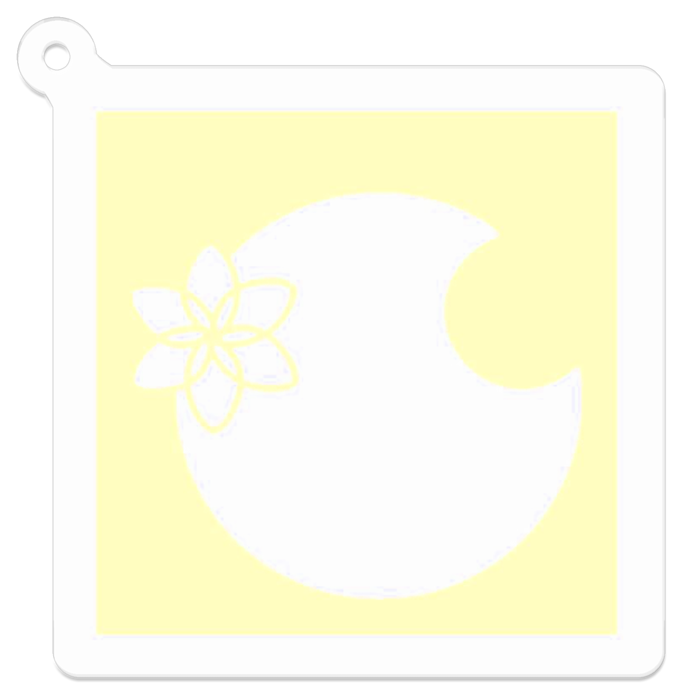 アクリルキーホルダー - 50 x 50 (mm)