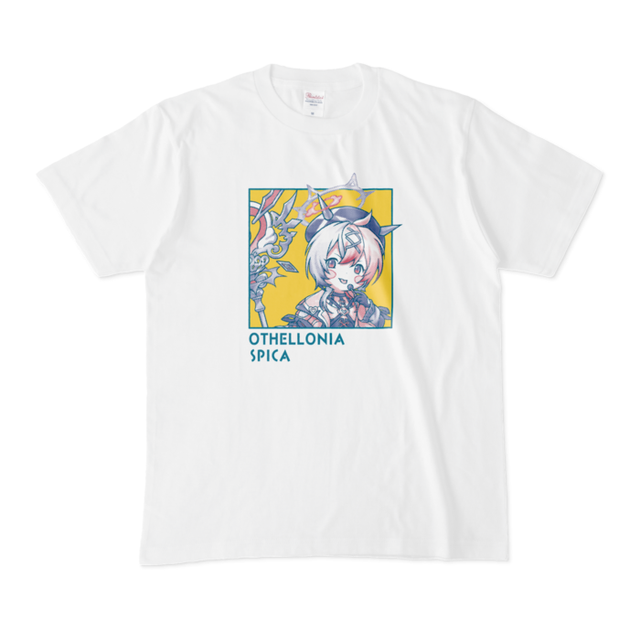 ちびキャラ「スピカ」 デザインTシャツ(M/ホワイト)