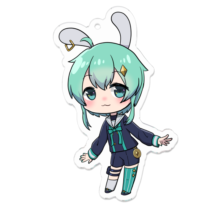 アクリルキーホルダー - 70 x 70 (mm)