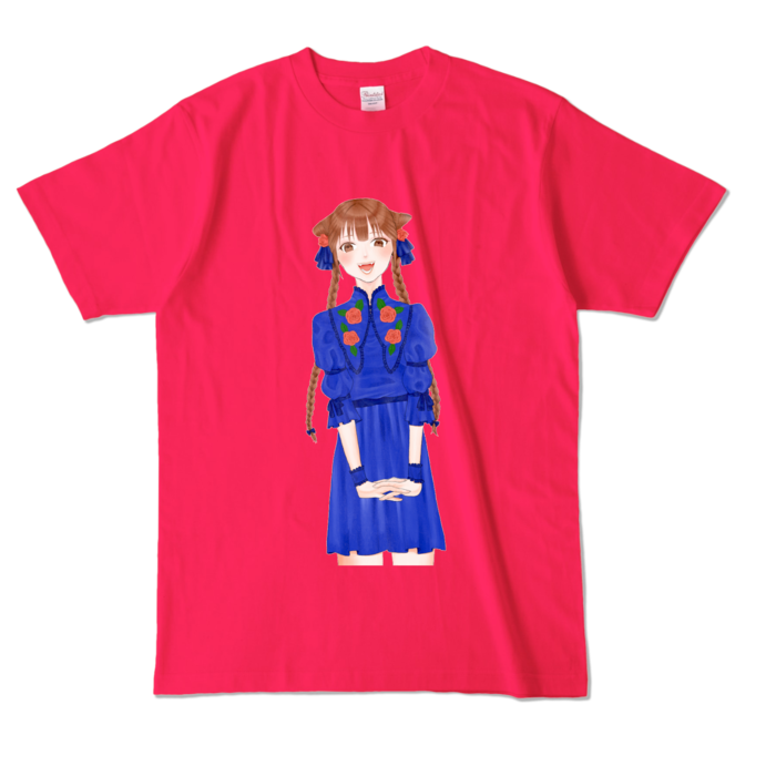 カラーTシャツ - L - ホットピンク (濃色)