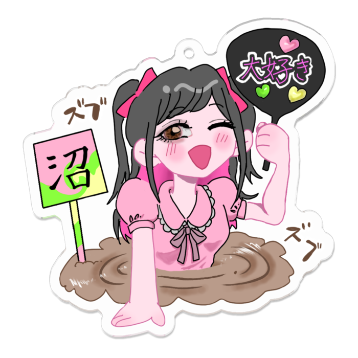 アクリルキーホルダー - 70 x 70 (mm)(1)