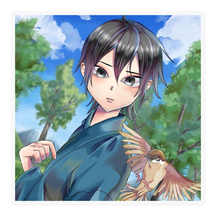 ステッカー - 100 x 100 (mm)