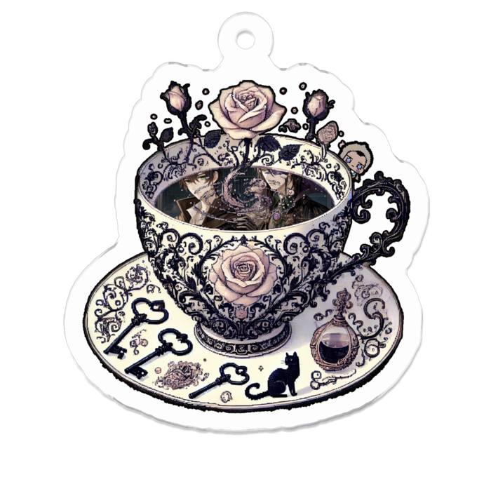 アクリルキーホルダー - 50 x 50 (mm)