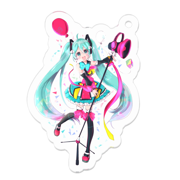 アクリルキーホルダー - 50 x 50 (mm)