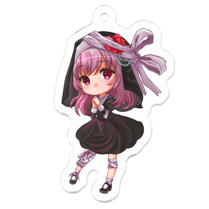 アクリルキーホルダー - 50 x 50 (mm)