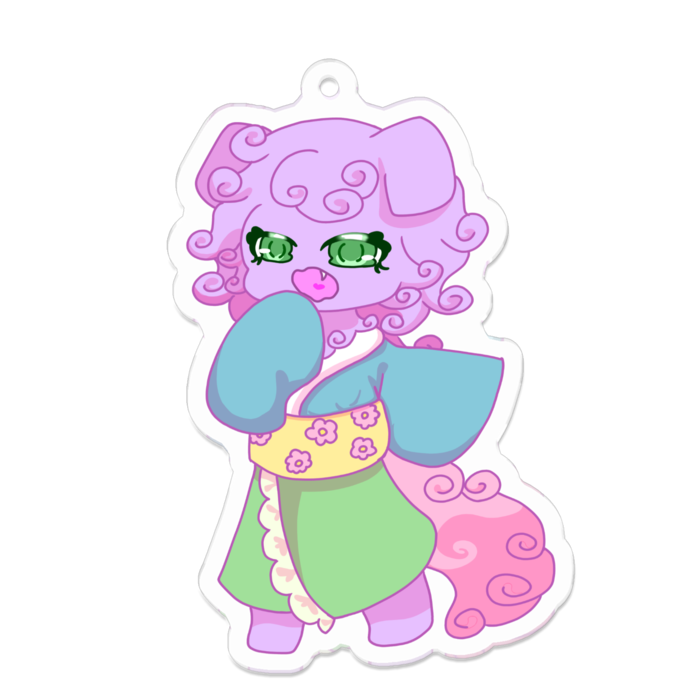 アクリルキーホルダー - 70 x 70 (mm)