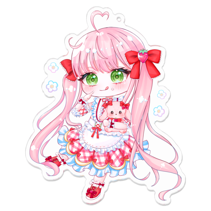 アクリルキーホルダー - 100 x 100 (mm)