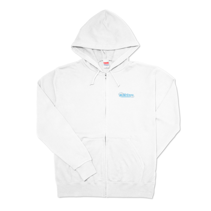 ジップパーカー - L - ホワイト(2)