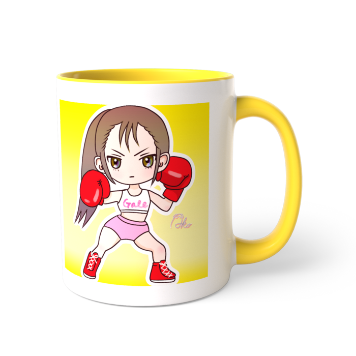 ツートンカラーマグカップ - 直径 8.2cm / 高さ 9.5cm