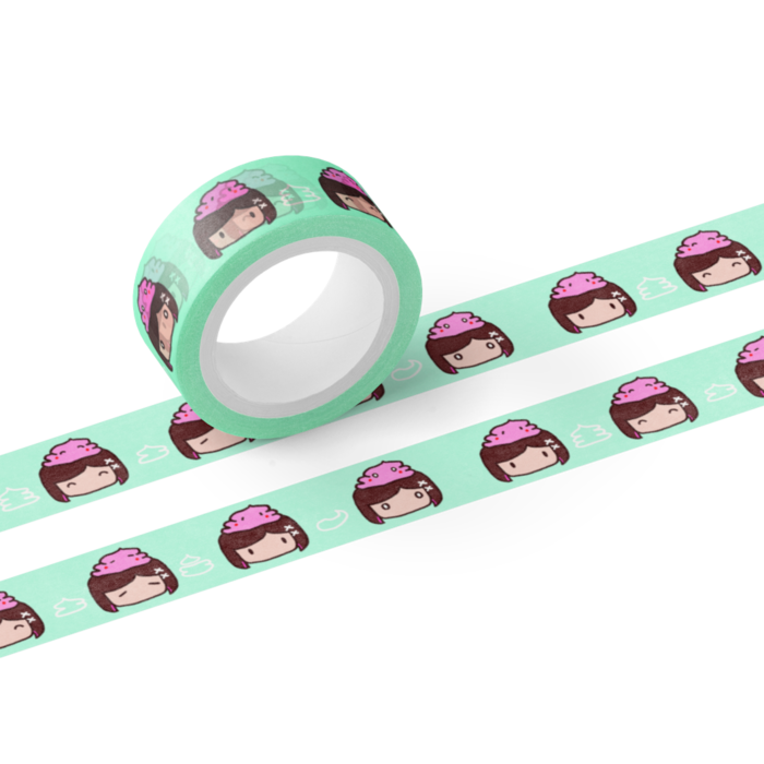 マスキングテープ - テープ幅 15mmグリーン