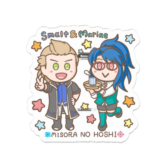 アクリルバッジ - 50 x 50 (mm)