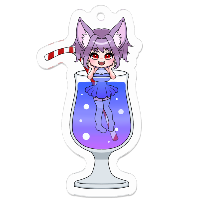 アクリルキーホルダー - 50 x 50 (mm)