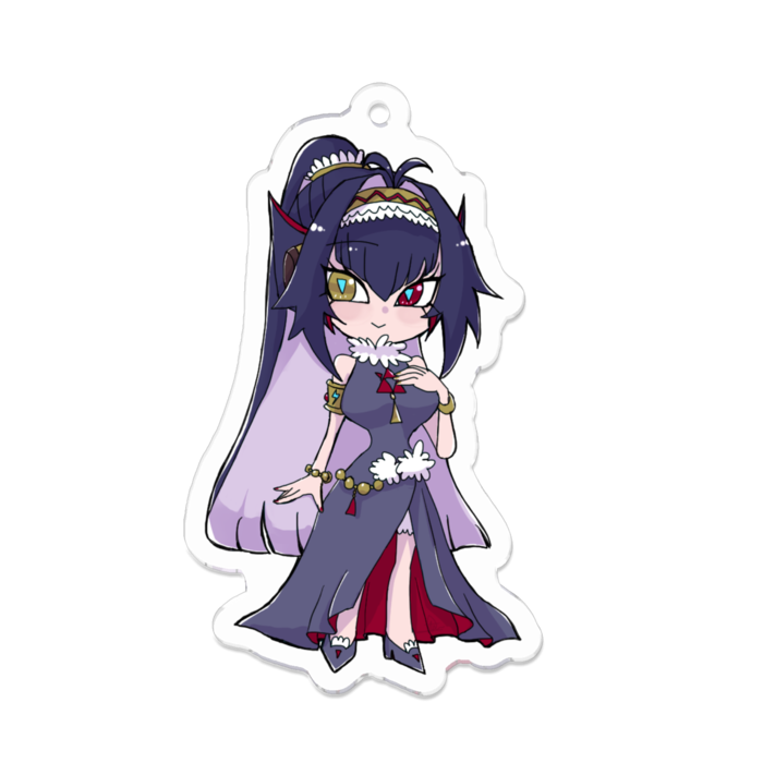 アクリルキーホルダー（コーティング） - 70 x 70 (mm)