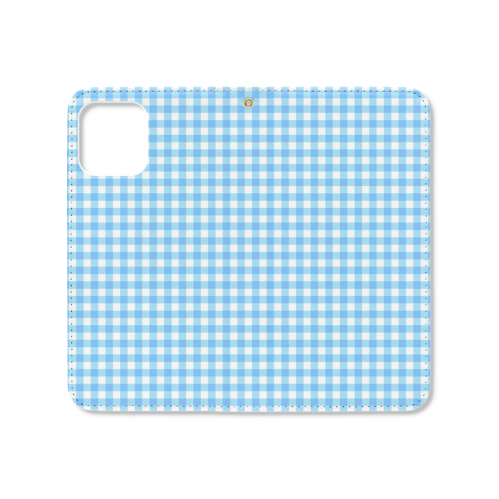 手帳型iPhoneケース(ベルトなし) - iPhone12 / 12 Pro - ストラップ穴 あり