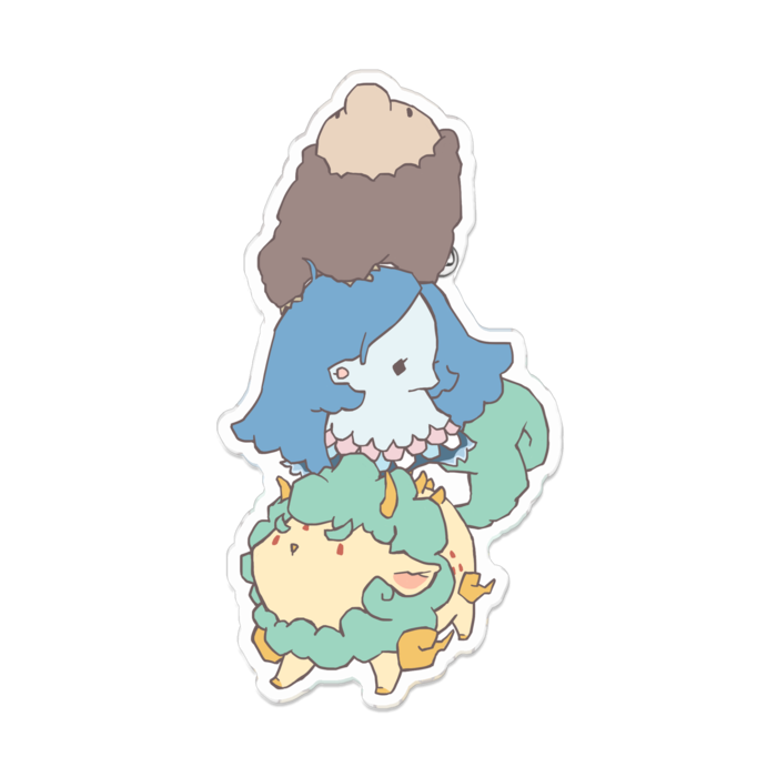 アクリルバッジ - 100 x 100 (mm)