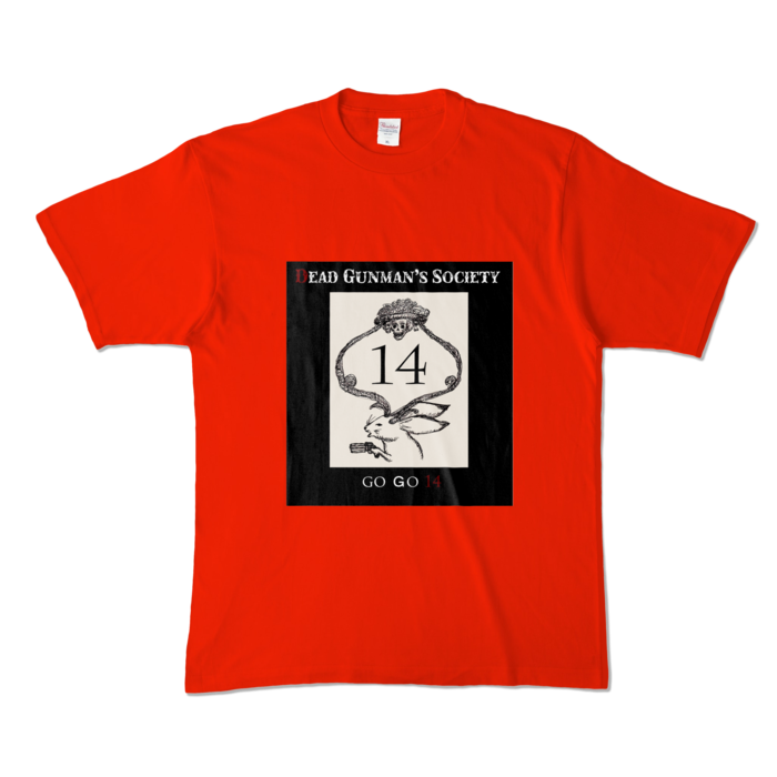 カラーTシャツ - XL - レッド (濃色)