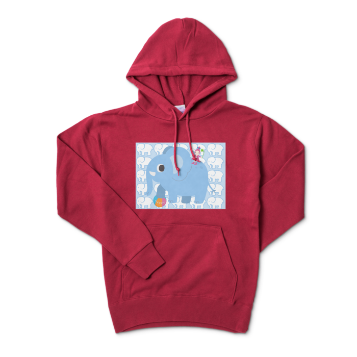 パーカー - S - バーガンディ