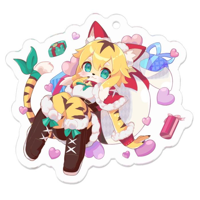 アクリルキーホルダー - 50 x 50 (mm)