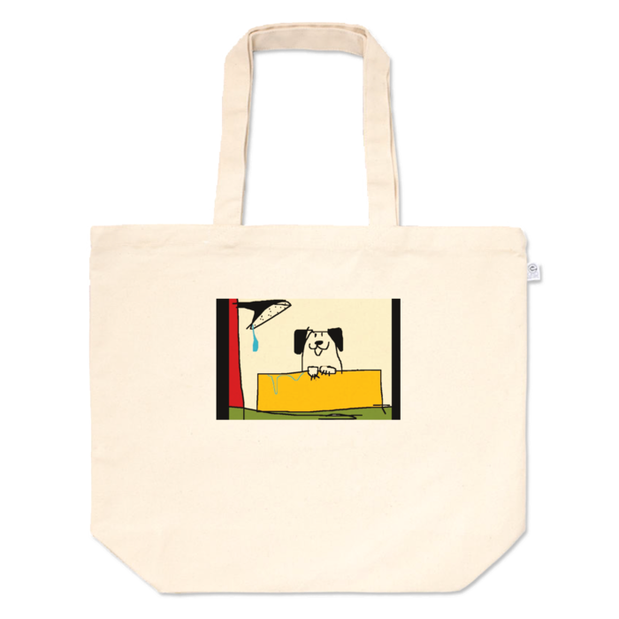 プールあそび・トートバッグ - L - プリント面積小