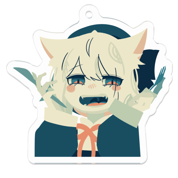 アクリルキーホルダー - 50 x 50 (mm)