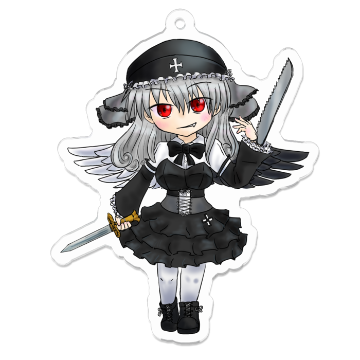 アクリルキーホルダー - 70 x 70 (mm)