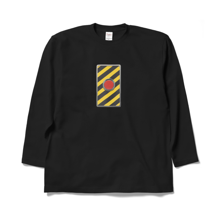 押しボタンシャツ - XL - ブラック