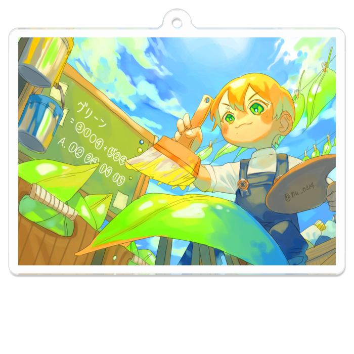 アクリルキーホルダー - 70 x 70 (mm)