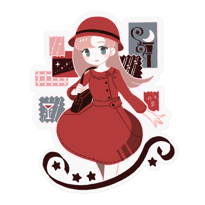 クリアステッカー - 100 x 100 (mm)(1)