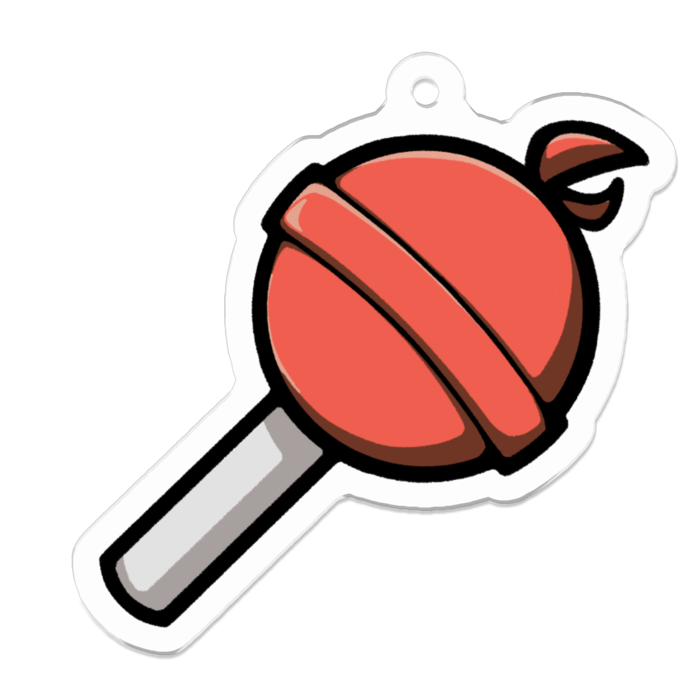 アクリルキーホルダー - 50 x 50 (mm)