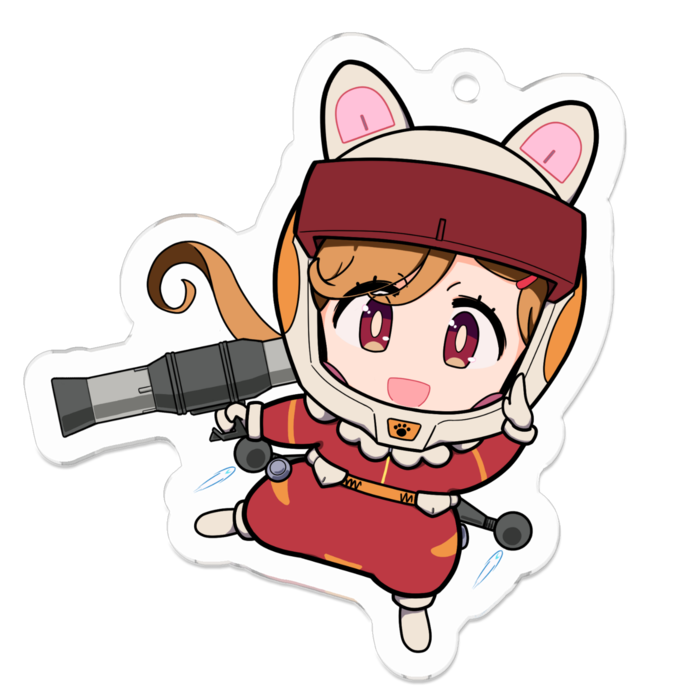 アクリルキーホルダー - 50 x 50 (mm)