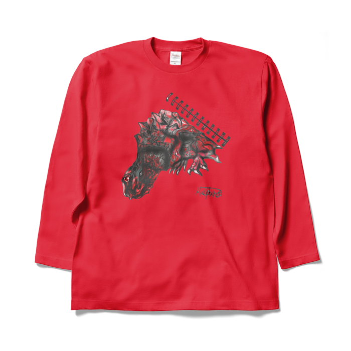 ロングスリーブTシャツ - XL - レッド