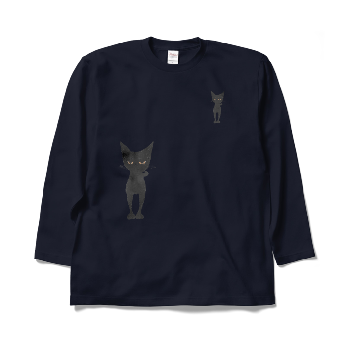 ながらんまるロングスリーブTシャツ - XL - ネイビー
