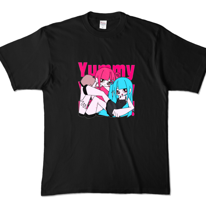 カラーTシャツ - XL - ブラック (濃色)