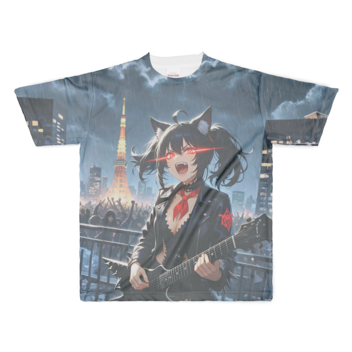 フルグラフィックTシャツ - XL - 正面印刷のみ