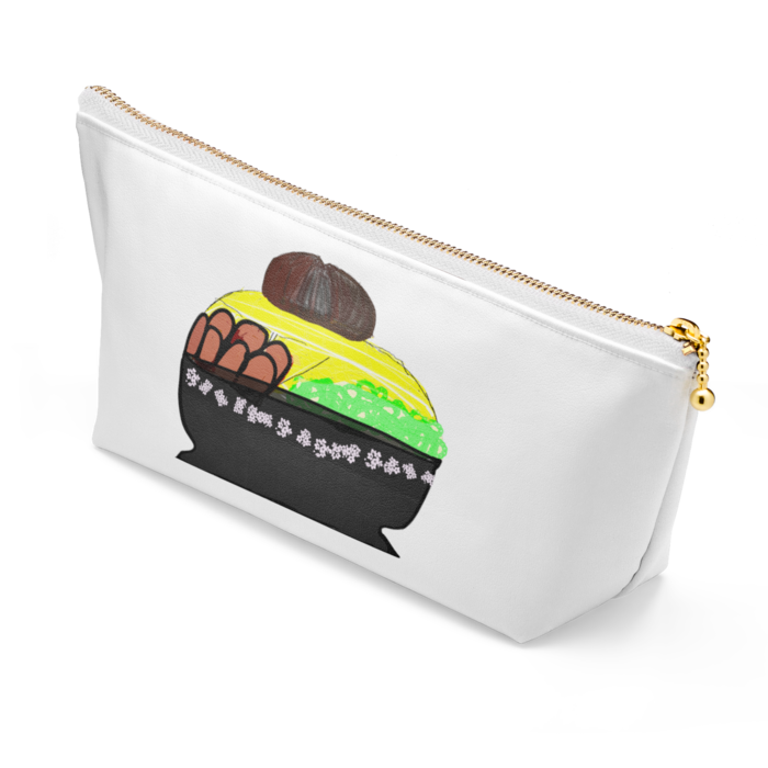 ポーチ - 長さ21.5cm / 高さ10cm - ホワイト