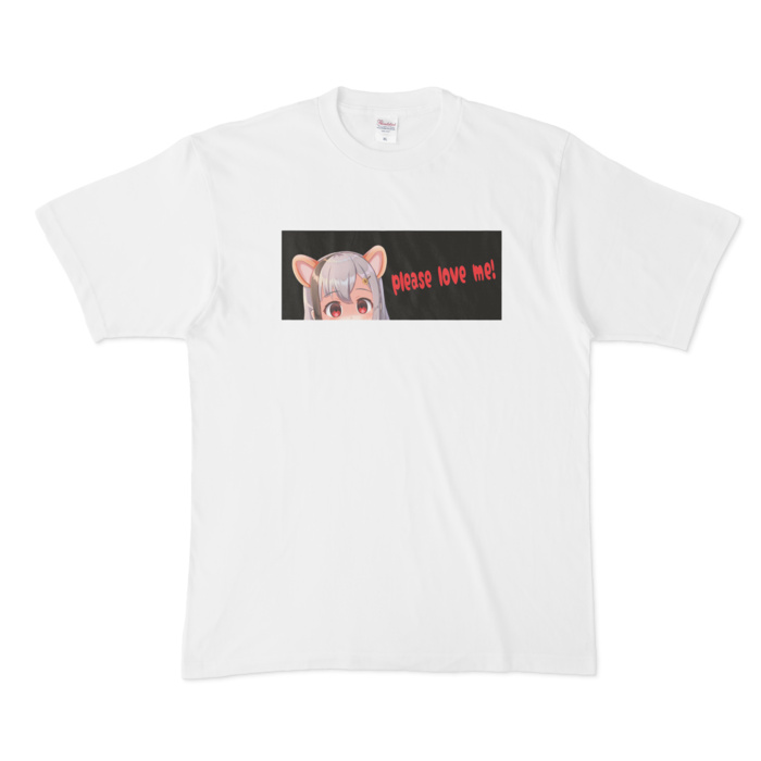  English「Please love me」 - XL size-YANDERE♥ヤンデレTシャツ