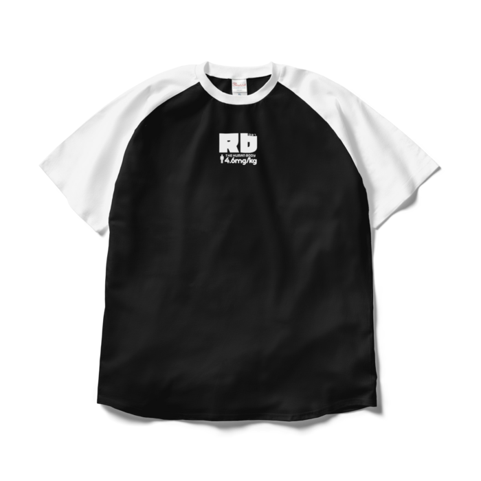 Rb(黒色)_Tシャツ - XL - 正面