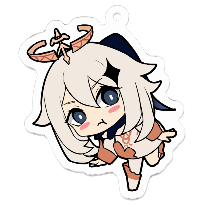 アクリルキーホルダー - 50 x 50 (mm)