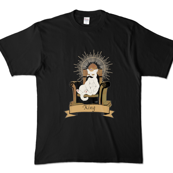 カラーTシャツ - XL - ブラック (濃色)