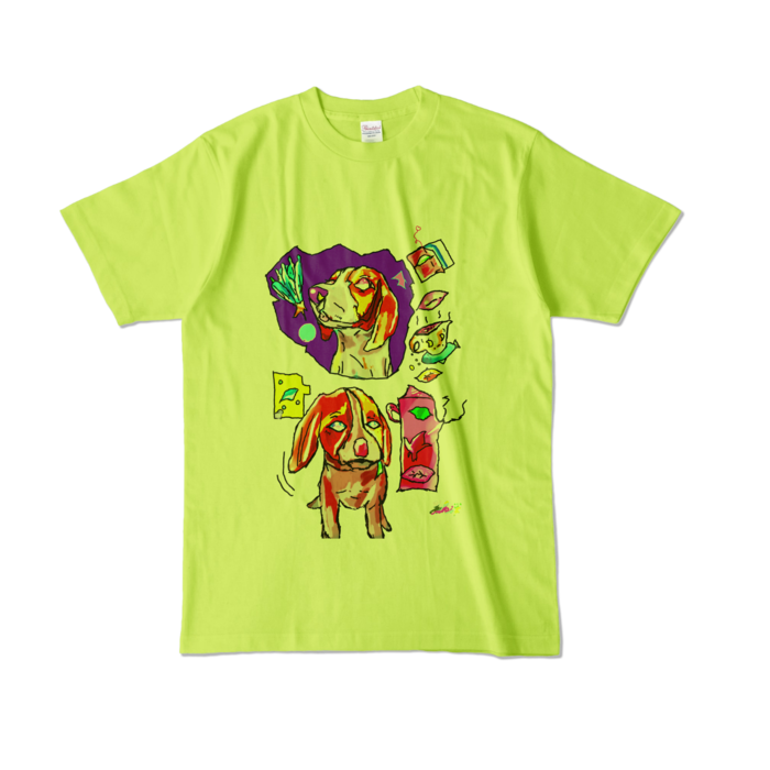カラーTシャツ - L - ライトグリーン (淡色)