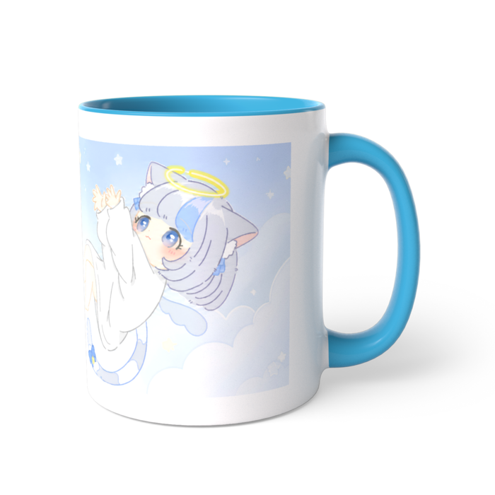 ツートンカラーマグカップ - 直径 8.2cm / 高さ 9.5cm