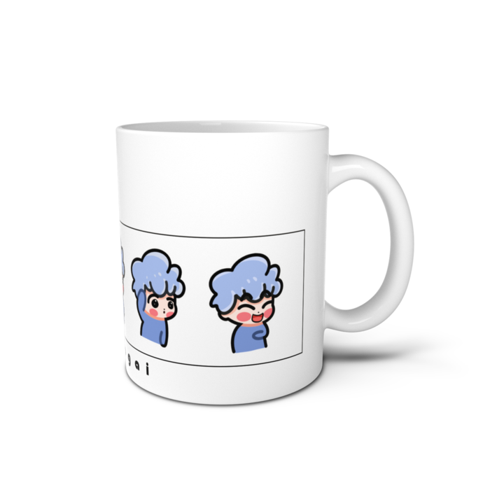 マグカップ - 直径 8 cm / 高さ 9.5 cm