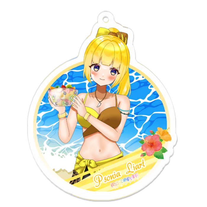 アクリルキーホルダー - 70 x 70 (mm)