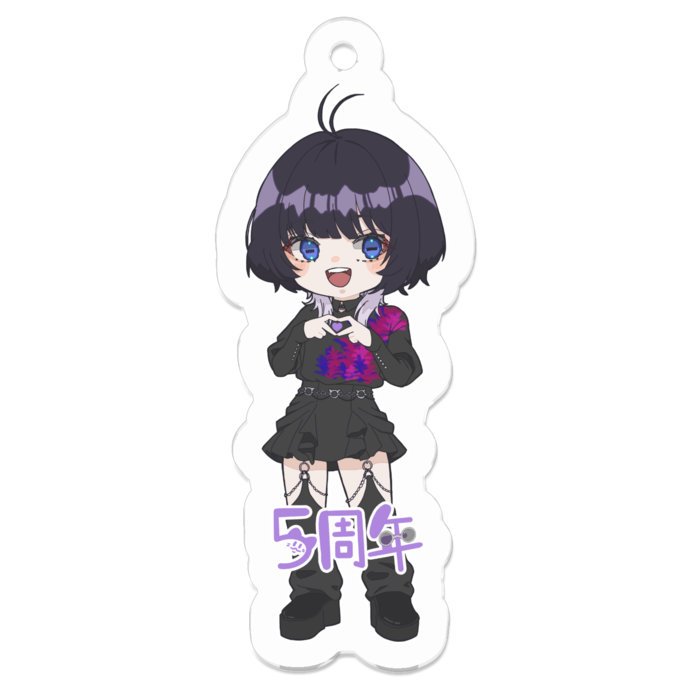 アクリルキーホルダー - 50 x 50 (mm)