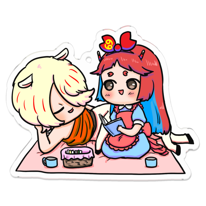 アクリルキーホルダー - 70 x 70 (mm)