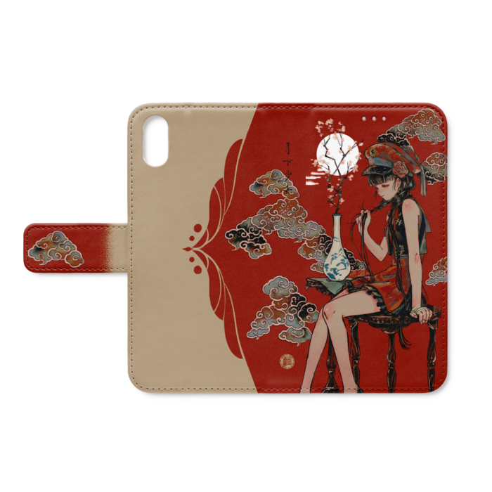 手帳型iPhoneケース - iPhone XS / X - ストラップ穴 なし