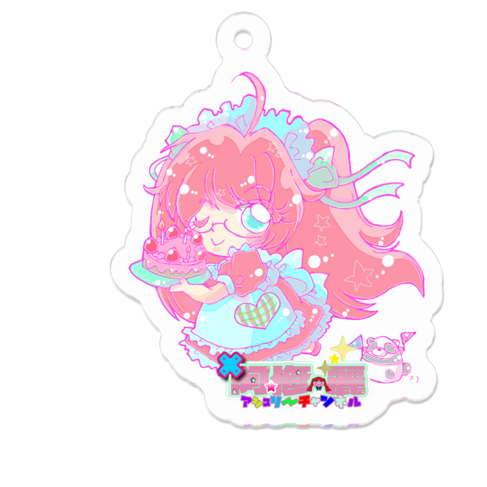 アクリルキーホルダー - 50 x 50 (mm)
